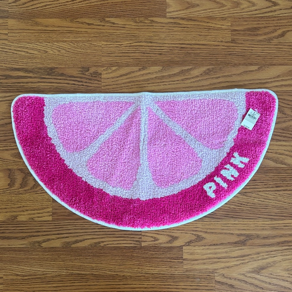 Victoria’s Secret PINK fruit bathroom mat